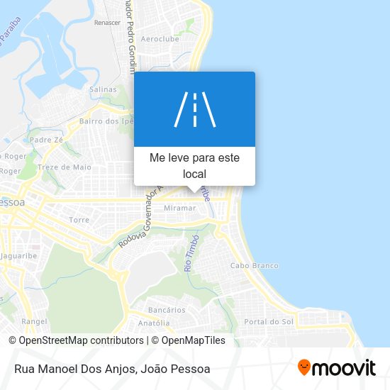 Rua Manoel Dos Anjos mapa