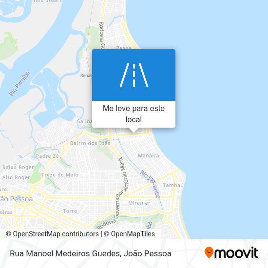 Rua Manoel Medeiros Guedes mapa