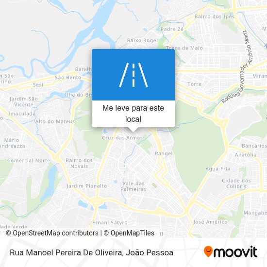 Rua Manoel Pereira De Oliveira mapa