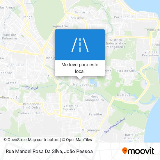 Rua Manoel Rosa Da Silva mapa