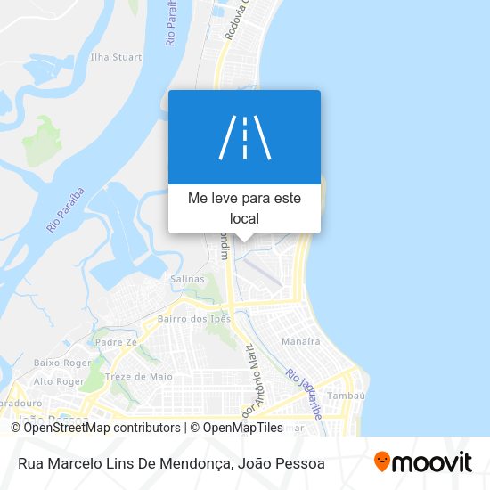 Rua Marcelo Lins De Mendonça mapa