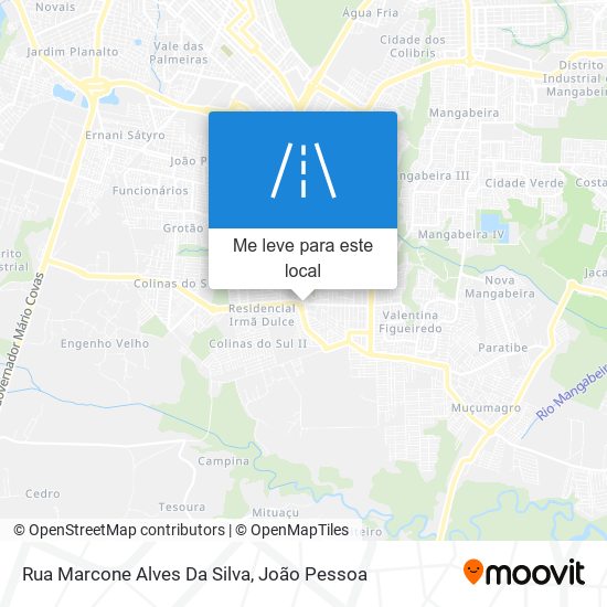 Rua Marcone Alves Da Silva mapa