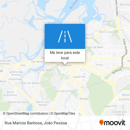 Rua Marcos Barbosa mapa