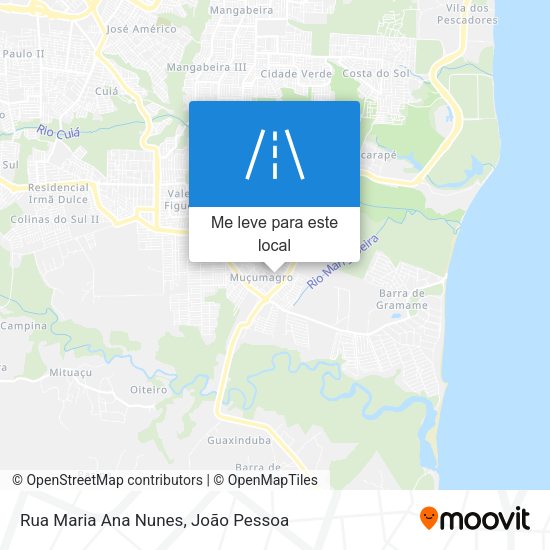 Rua Maria Ana Nunes mapa