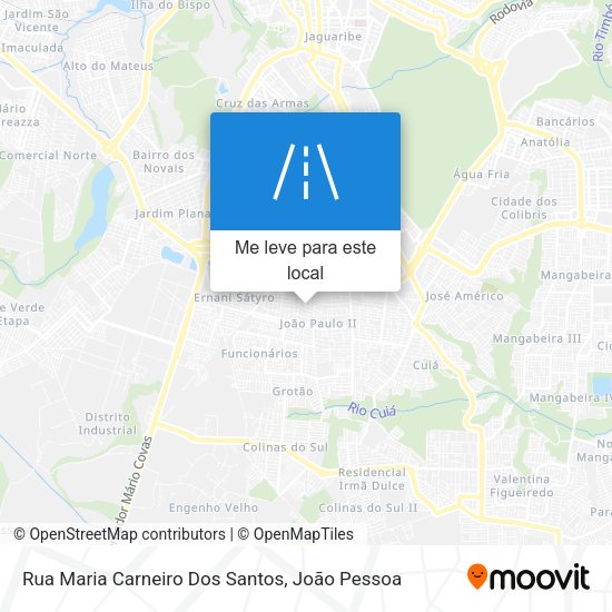 Rua Maria Carneiro Dos Santos mapa