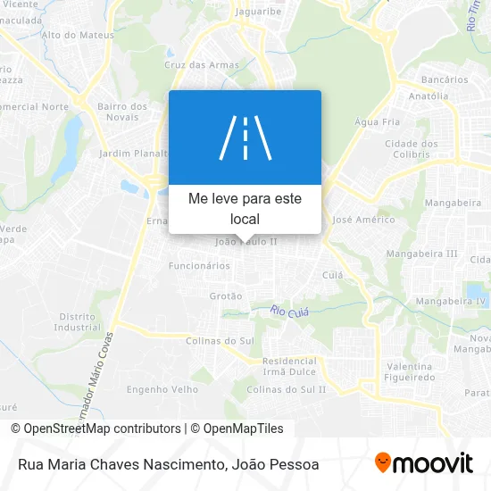 Rua Maria Chaves Nascimento mapa