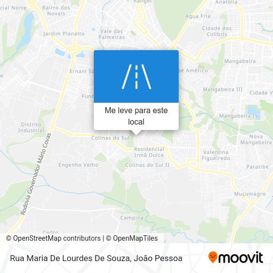 Rua Maria De Lourdes De Souza mapa