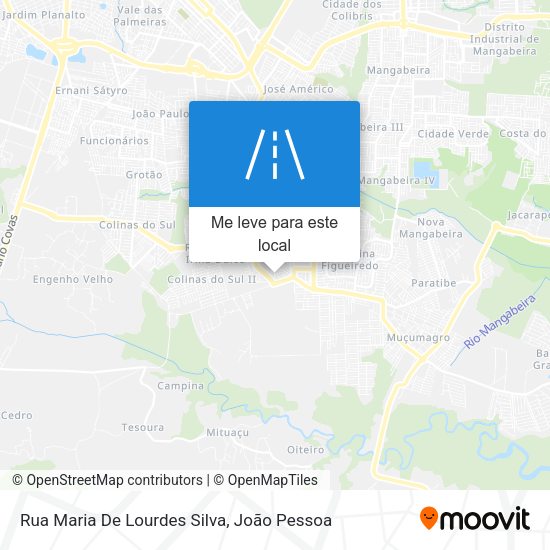 Rua Maria De Lourdes Silva mapa