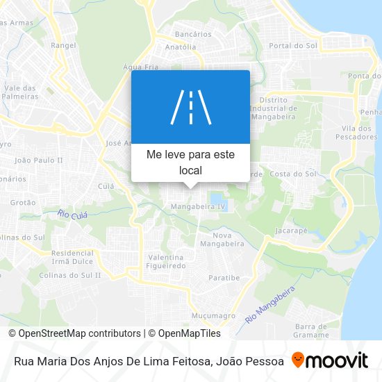 Rua Maria Dos Anjos De Lima Feitosa mapa
