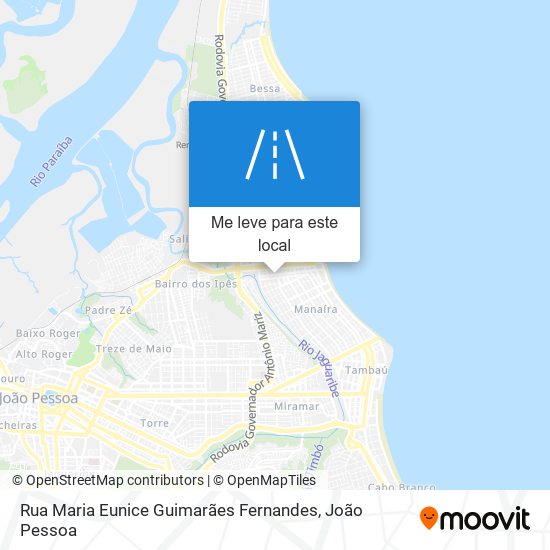 Rua Maria Eunice Guimarães Fernandes mapa