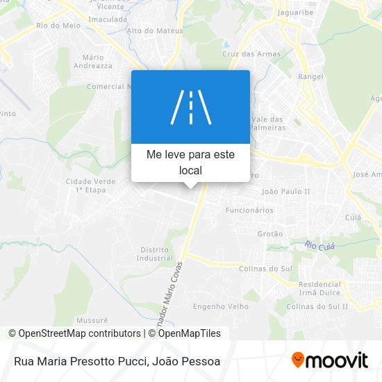 Rua Maria Presotto Pucci mapa