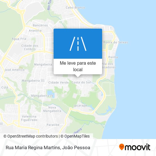 Rua Maria Regina Martins mapa