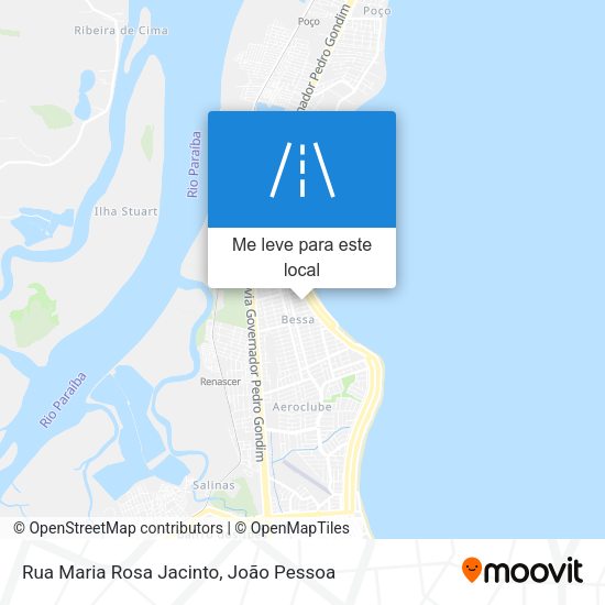 Rua Maria Rosa Jacinto mapa
