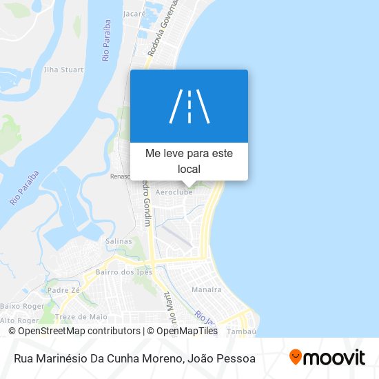 Rua Marinésio Da Cunha Moreno mapa