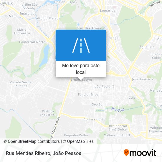 Rua Mendes Ribeiro mapa