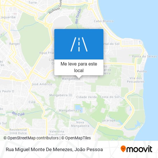 Rua Miguel Monte De Menezes mapa