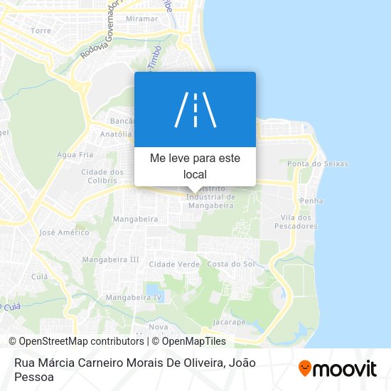Rua Márcia Carneiro Morais De Oliveira mapa