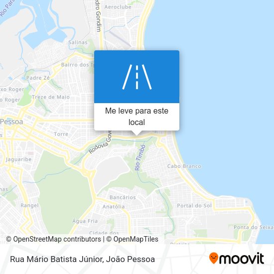 Rua Mário Batista Júnior mapa