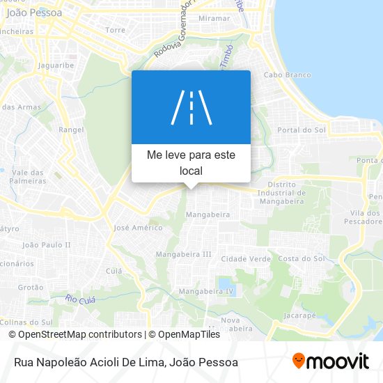 Rua Napoleão Acioli De Lima mapa