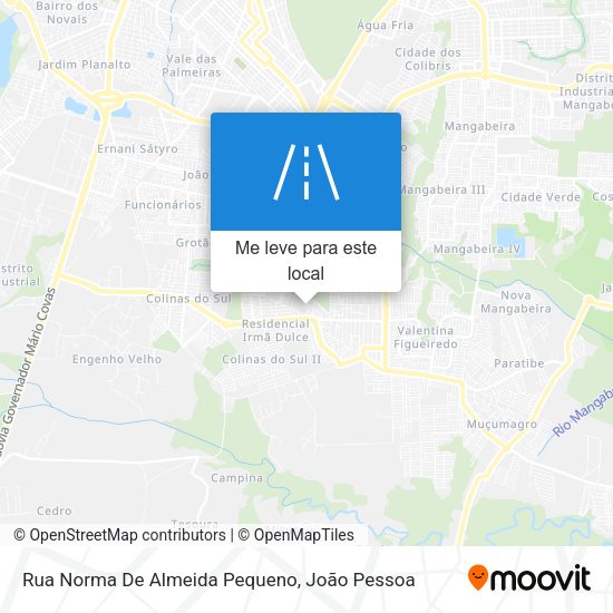 Rua Norma De Almeida Pequeno mapa