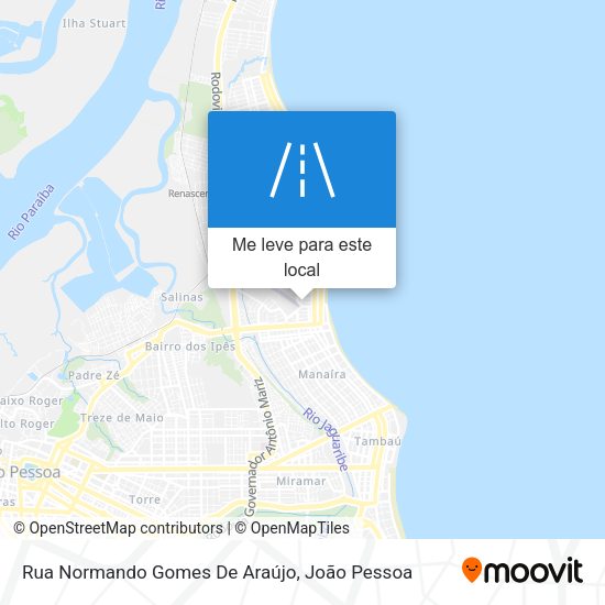 Rua Normando Gomes De Araújo mapa