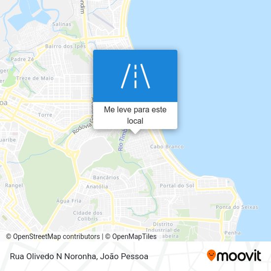Rua Olivedo N Noronha mapa