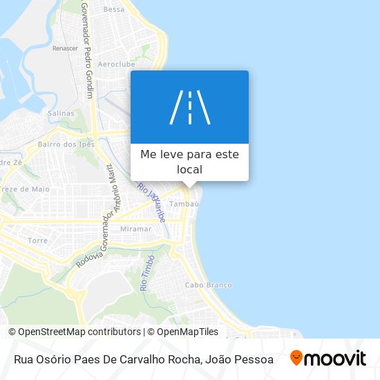 Rua Osório Paes De Carvalho Rocha mapa