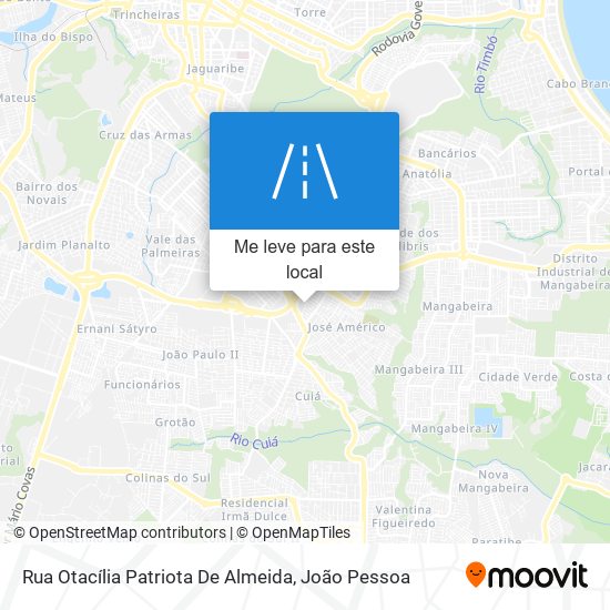 Rua Otacília Patriota De Almeida mapa