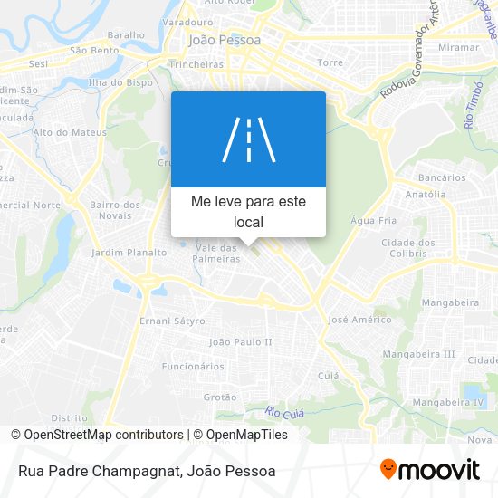 Rua Padre Champagnat mapa
