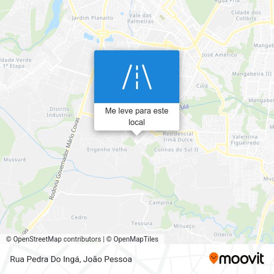 Rua Pedra Do Ingá mapa