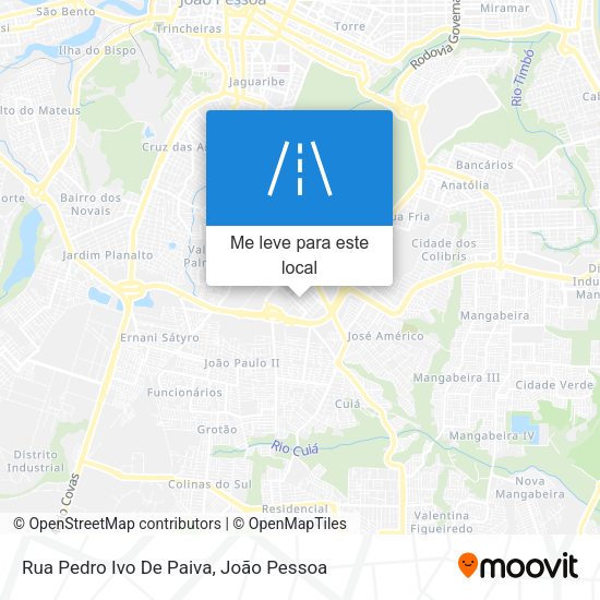 Rua Pedro Ivo De Paiva mapa