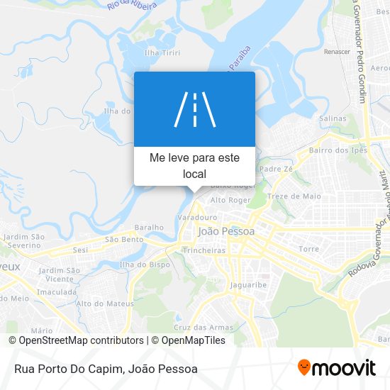Rua Porto Do Capim mapa