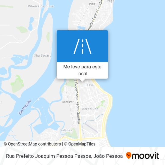 Rua Prefeito Joaquim Pessoa Passos mapa