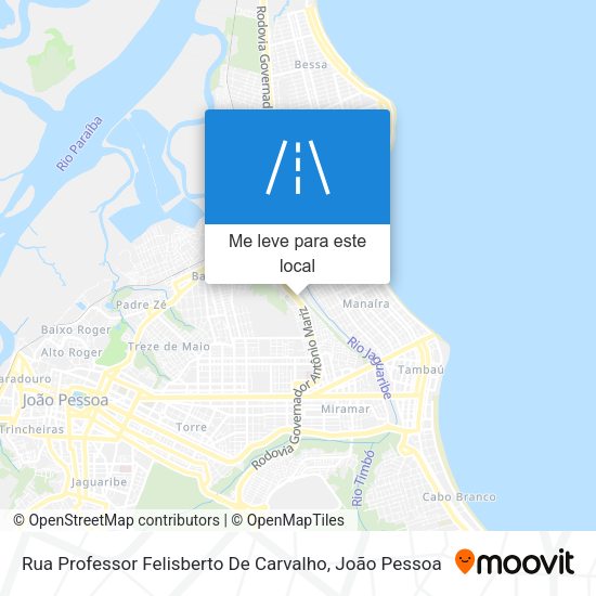 Rua Professor Felisberto De Carvalho mapa