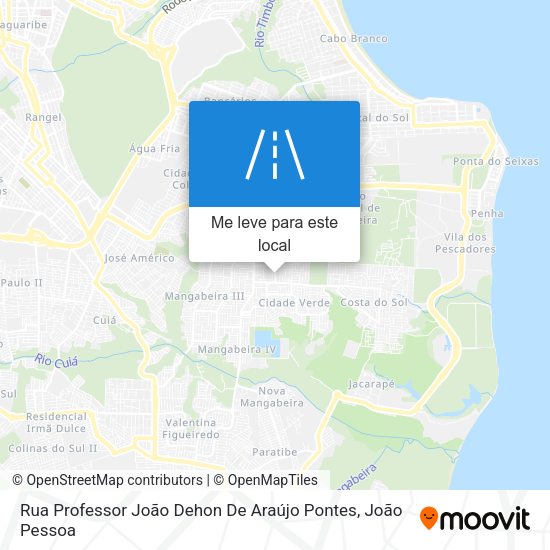 Rua Professor João Dehon De Araújo Pontes mapa
