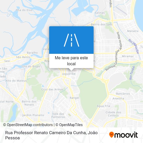 Rua Professor Renato Carneiro Da Cunha mapa