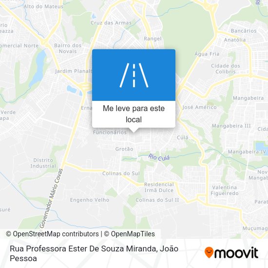 Rua Professora Ester De Souza Miranda mapa