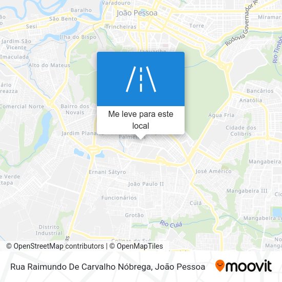 Rua Raimundo De Carvalho Nóbrega mapa