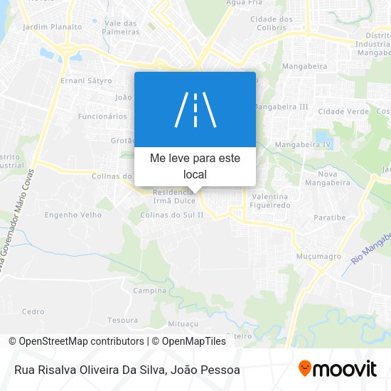 Rua Risalva Oliveira Da Silva mapa