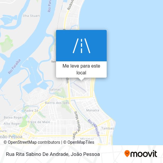 Rua Rita Sabino De Andrade mapa