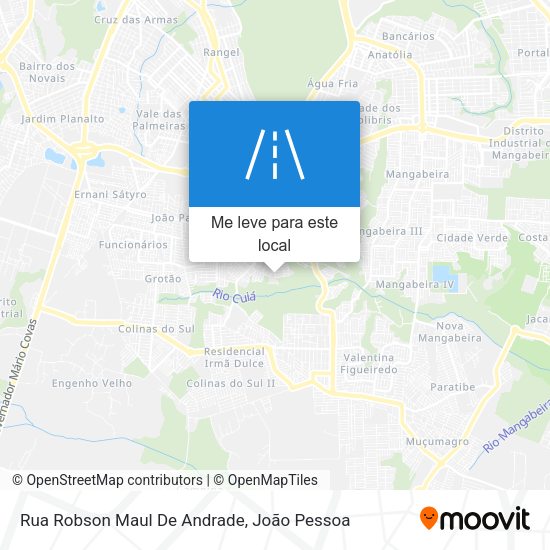 Rua Robson Maul De Andrade mapa