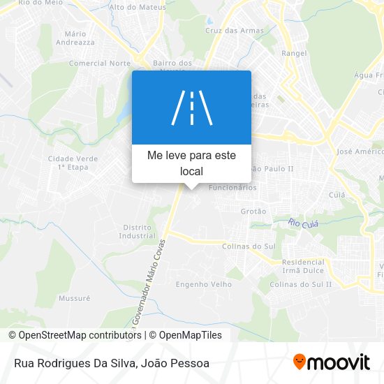 Rua Rodrigues Da Silva mapa