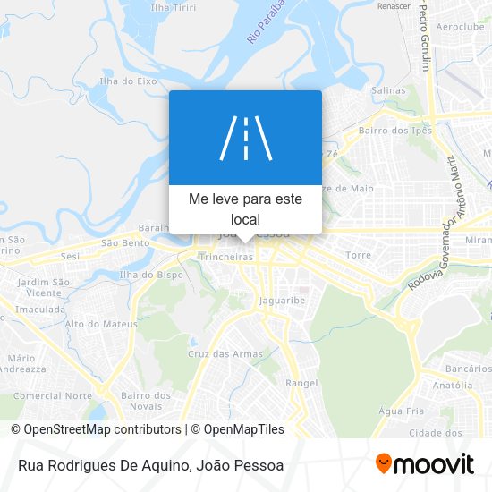 Rua Rodrigues De Aquino mapa