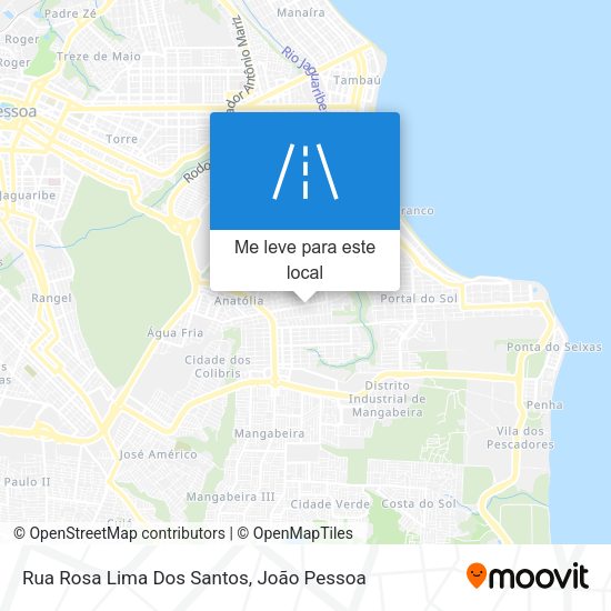 Rua Rosa Lima Dos Santos mapa