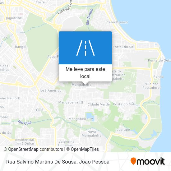 Rua Salvino Martins De Sousa mapa