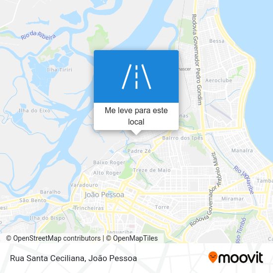 Rua Santa Ceciliana mapa