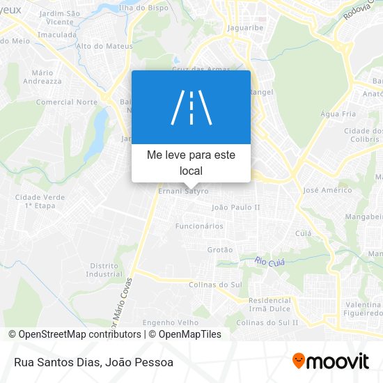 Rua Santos Dias mapa