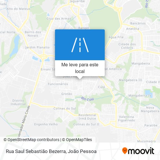 Rua Saul Sebastião Bezerra mapa