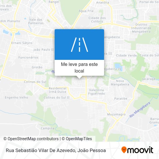 Rua Sebastião Vilar De Azevedo mapa