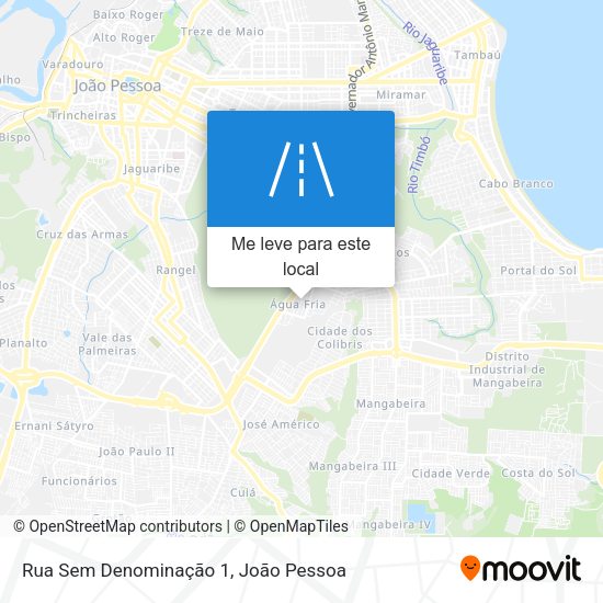 Rua Sem Denominação 1 mapa